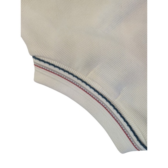 Alfred Dunner Mistletoe Embroidered L/S Polo Sweater Women's Petite Size Med VTG - Picture 6 of 7